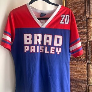 Red and Blue Brad Paisley Jersey